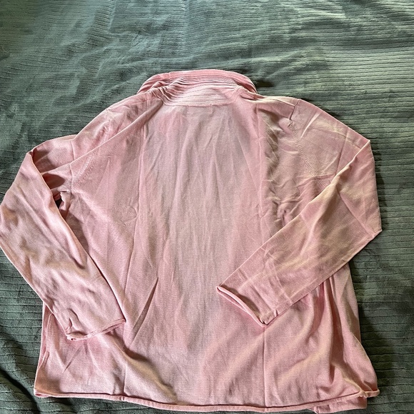 NWT Jennifer T. Knit couture, Pink Cardigan, large - Picture 4 of 5